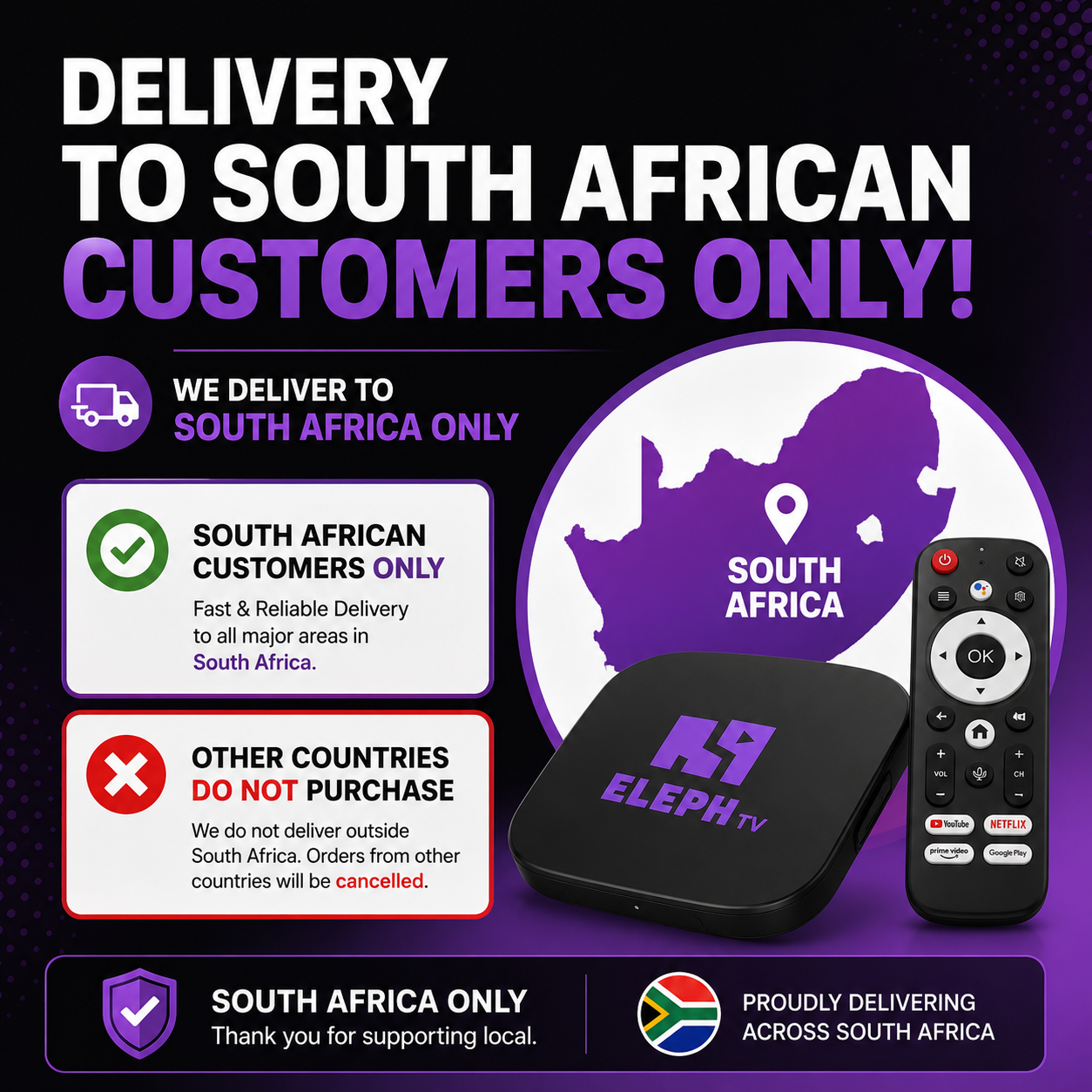 ELEPH TV Box 4K Ultra HD